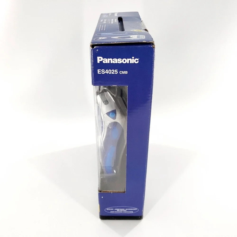 Panasonic ES4025 Wet/Dry Rechargeable Shaver w/ Nose & Ear Trimmer New Sealed